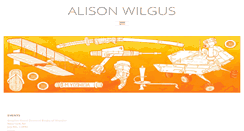 Desktop Screenshot of alisonwilgus.com